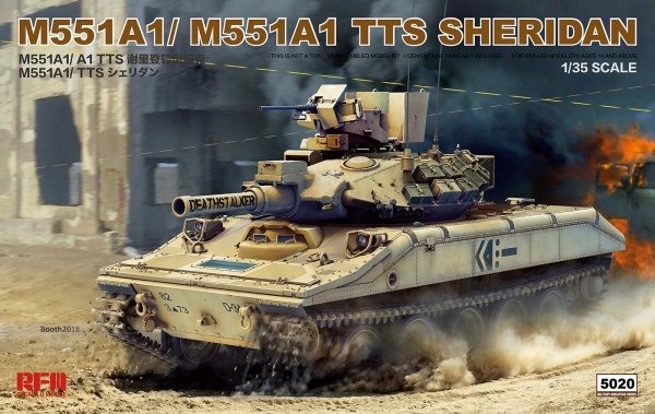 Rye Field Model 5020 M551A1/ A1TTS SHERIDAN 1/35