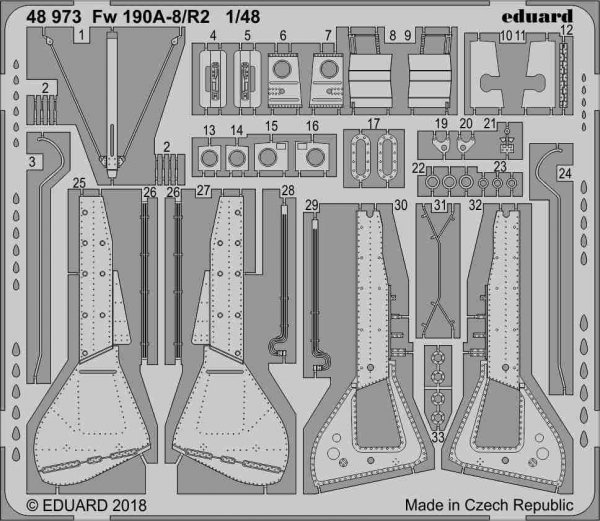 Eduard 48973 Fw 190A-8/ R2 EDUARD 1/48
