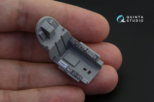 Quinta Studio QD48220 F-5A 3D-Printed &amp; coloured Interior on decal paper (Kinetic) 1/48