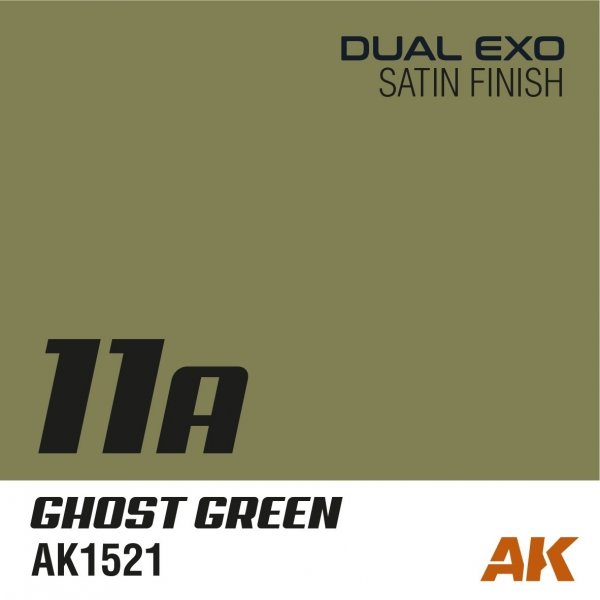 AK Interactive AK1555 DUAL EXO SET 11 – 11A GHOST GREEN &amp; 11B REBEL GREEN