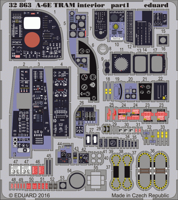 Eduard  32863 A-6E TRAM interior TRUMPETER 1/32 