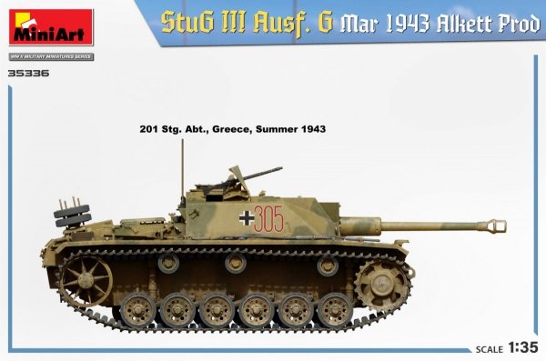 Mini Art 35336 StuG III Ausf. G Mar 1943 Alkett Prod 1/35