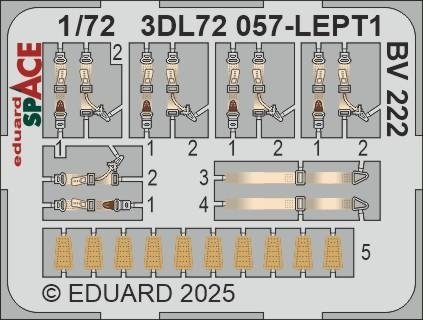 Eduard 3DL72057 BV 222 SPACE Revell 1/72