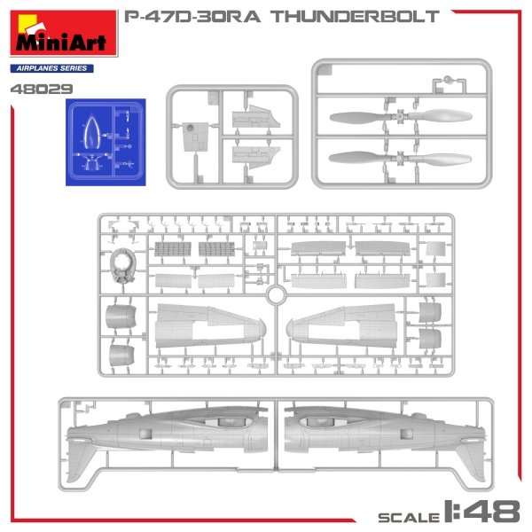 MiniArt 48029 P-47D-30RA THUNDERBOLT - Advanced Kit 1/48