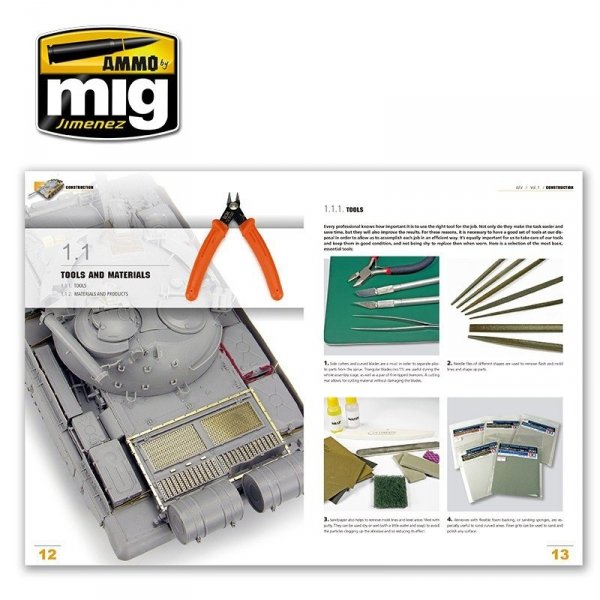 AMMO of Mig Jimenez 6150 ENCYCLOPEDIA OF ARMOUR MODELLING TECHNIQUES VOL. 1 – CONSTRUCTION (English)