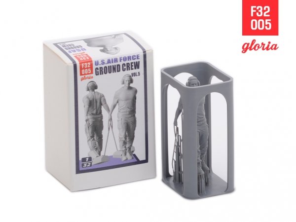 Gloria F32005 Ground Crew US Air Force vol.5 3D Printed Figures 1/32