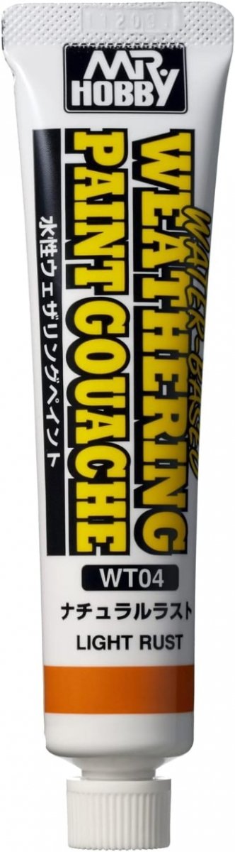 Gunze Sangyo WT-04 Weathering Water-Based Paint Gouache Light Rust 20ml