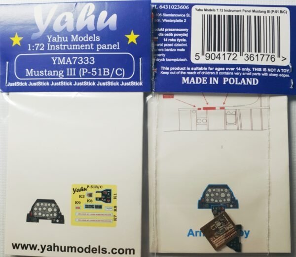 Yahu YMA7333 Mustang III Arma Hobby 1/72