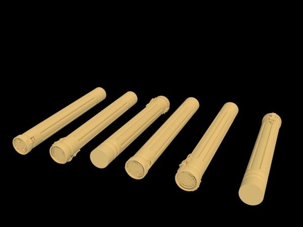 Panzer Art RE35-622 Metal ammo containers for 88mm KwK43 (12pcs) 1/35