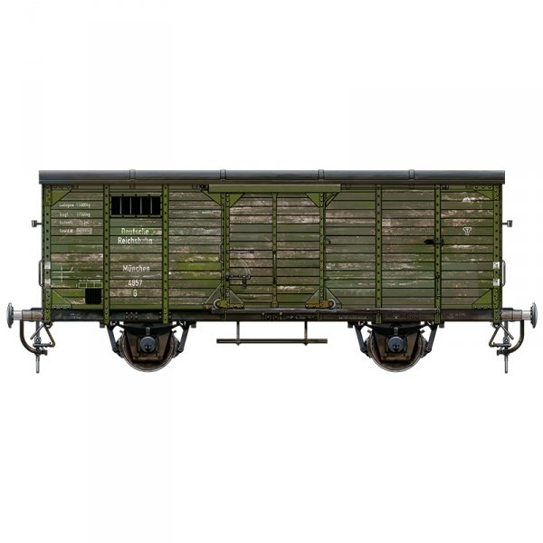 AK Interactive AK35502 GERMAN RAILWAY COVERED G10 WAGON GEDECKTER GÜTERWAGEN G10 1/35
