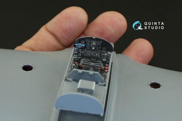 Quinta Studio QD32007 Yak-3 3D-Printed &amp; coloured Interior on decal paper (for Special Hobby kit) 1/32