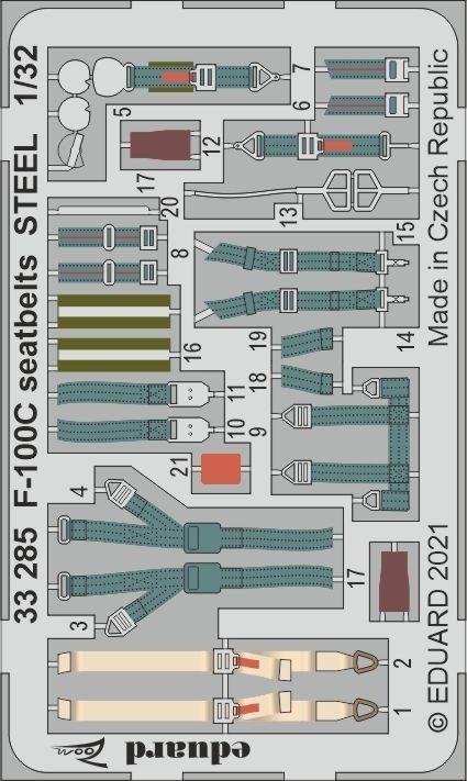 Eduard BIG33136 F-100C PART I TRUMPETER 1/32