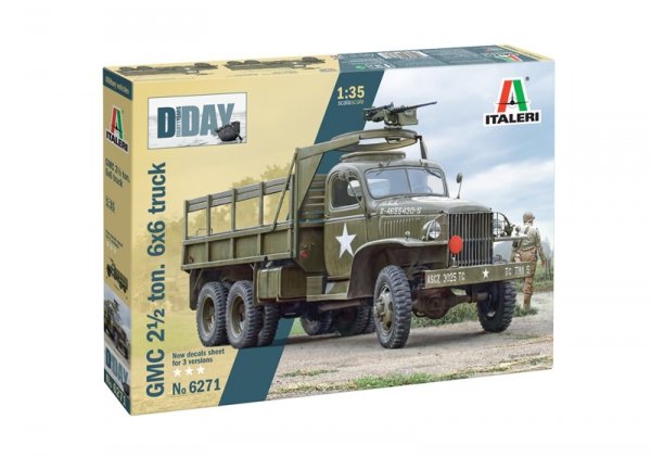 Italeri 6271 GMC 2 1/2 Ton. 6x6 Truck &quot;D-Day 80° Anniversary&quot; 1/35