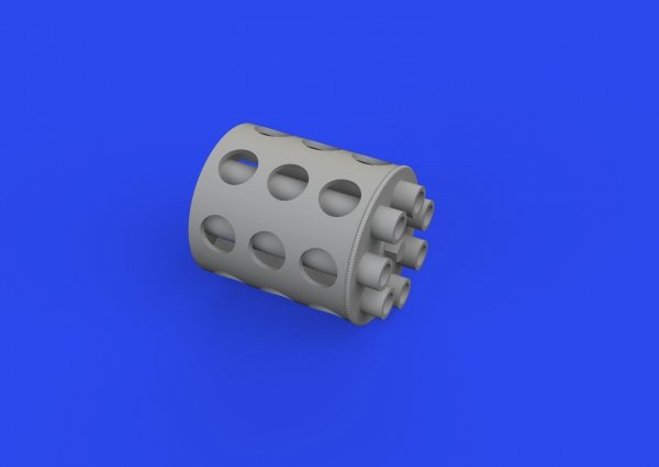 Eduard 648919 A-10C rotary gun flash suppressor PRINT Academy 1/48