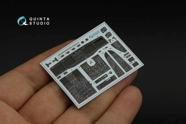 Quinta Studio QDS-35109 MH-60S 3D-Printed &amp; coloured Interior on decal paper (Academy) (small version) 1/35