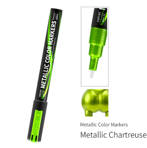 DSPIAE MKA-04 Super Metallic Color Marker Chartreuse