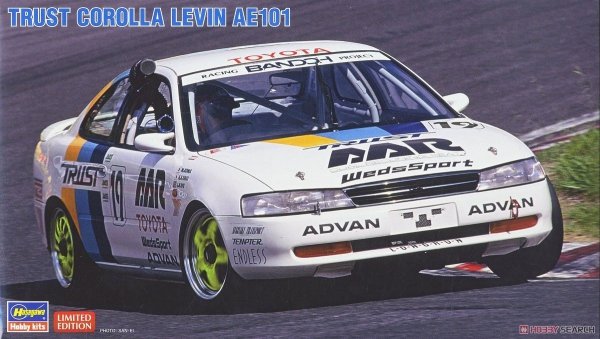 Hasegawa 20463 Trust Corolla Levin AE101 1/24