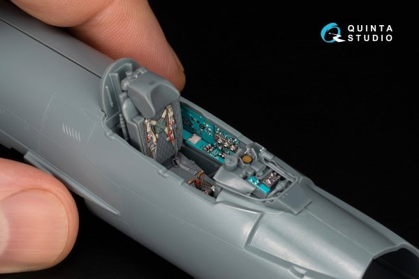 Quinta Studio QD+48579 MiG-21SMT Fishbed-K 3D-Printed &amp; coloured Interior on decal paper (Eduard) (with 3D-printed resin parts) 1/48
