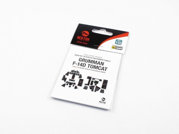 Red Fox Studio QS-48100 GRUMMAN F-14D TOMCAT Tamiya 1/48