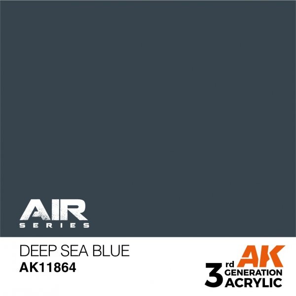 AK Interactive AK11864 DEEP SEA BLUE – AIR 17 ml