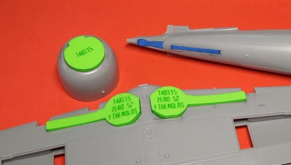 Omask 748115 A6M5 Zero Model 52 wheel bay foam plugs (for Finemolds) 1/48