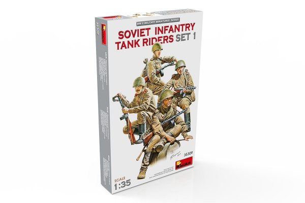 MiniArt 35309 SOVIET INFANTRY TANK RIDERS SET 1 1/35