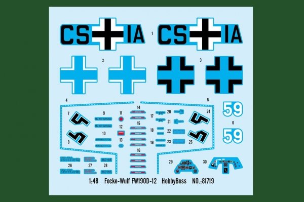 Hobby Boss 81719 Focke Wulf FW190D 12 (1:48)