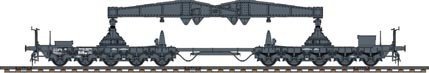 Hobby Boss 82906 German Rail Transporter for Karl-Geraet (1:72)
