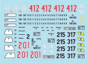 Star Decals 35-C1396 Frundsberg # 1. 10. SS-Panzer Division. SdKfz 250 'ALT' versions. SdKfz 250/1, SdKfz 250/3, SdKfz 250/9 1/35