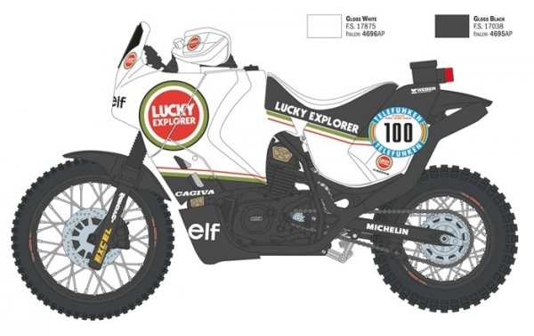Italeri 4643 Cagiva Elefant 850 Paris-Dakar 1987 1/9