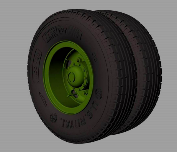 Panzer Art RE35-567 M54 Road wheels (US.Royal commercial pattern) 1/35