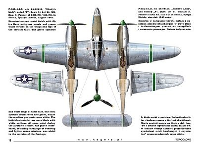Kagero 15040 Pacific Lightnings Part I (kalkomania) PL/EN