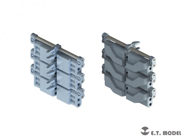 E.T. Model P35-074 U.S.Army M48/M60 MBT T97E2 Workable Track ( 3D Printed ) For AFV/TAKOM/TRUMPETER Kit 1/35