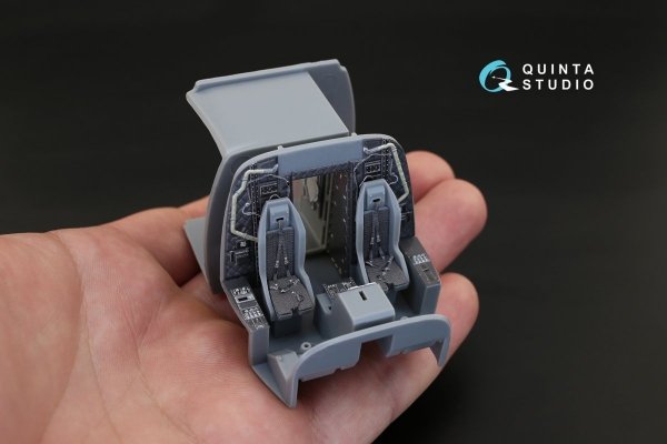 Quinta Studio QD48182 MV-22 Osprey 3D-Printed &amp; coloured Interior on decal paper (for HobbyBoss kit) 1/48