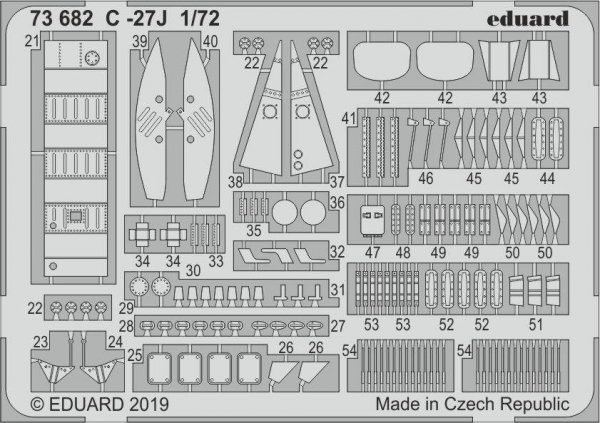 Eduard 73682 C-27J 1/72 ITALERI