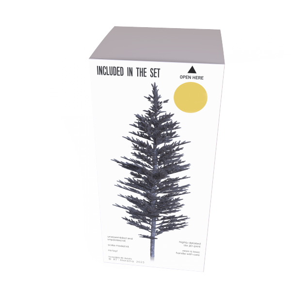 RT-Diorama 35480 Fir Tree No.2 - 3D Printed Tree Model 1/35