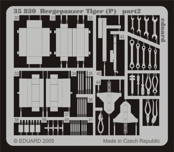 Eduard 35830 Bergepanzer Tiger (P) Ferdinand 1/35 Dragon