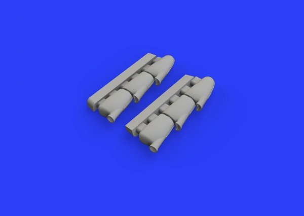 Eduard 648456 Spitfire Mk. I exhaust stacks 1/48 TAMIYA 