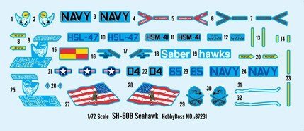 Hobby Boss 87231 SH-60B Seahawk (1:72)