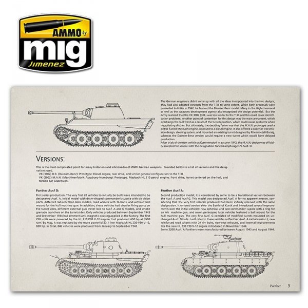 AMMO of Mig Jimenez 6092 PANTHER - VISUAL MODELERS GUIDE (English)