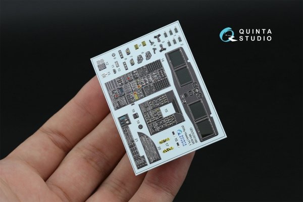 Quinta Studio QDS-35166 МН-60R Seahawk 3D-Printed &amp; coloured Interior on decal paper (Kitty Hawk) (Small version) 1/35