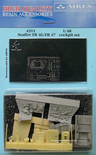 Aires 4311 Seafire FR 46/FR 47 cockpit set 1/48 Airfix
