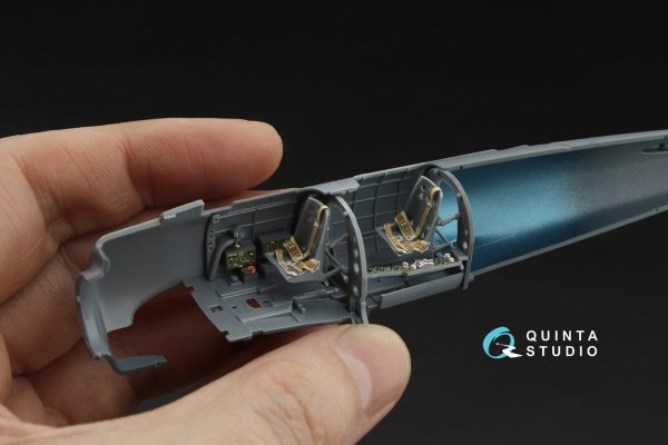 Quinta Studio QD48611 A6M2-K Zero 3D-Printed &amp; coloured Interior on decal paper (Eduard) 1/48
