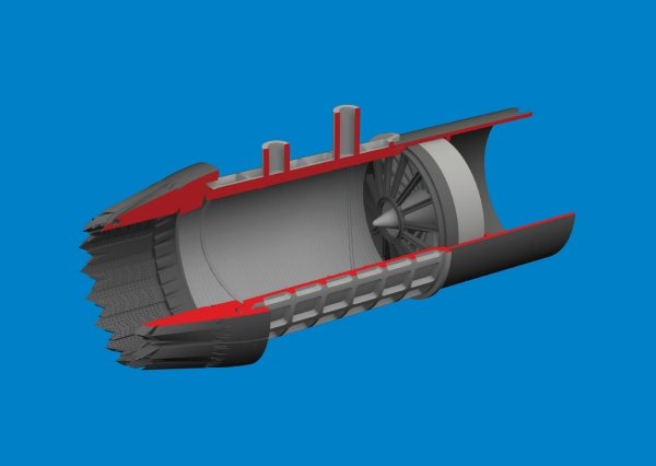 Eduard 6481091 F-35B exhaust nozzle PRINT TAMIYA 1/48