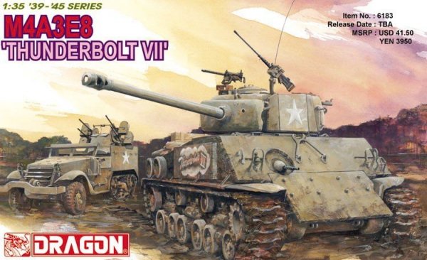Dragon 6183 M4A3E8 &quot;Thunderbolt VII&quot; (1:35)