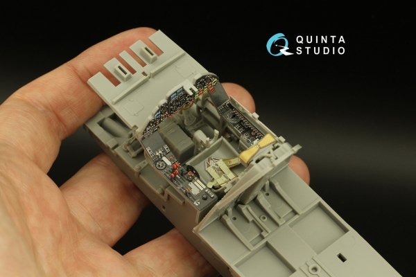 Quinta Studio QD32166 Do 335A-12 3D-Printed &amp; coloured Interior on decal paper (Zoukei-Mura) 1/32