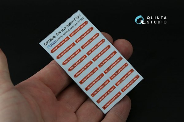 Quinta Studio QP32008 Remove Before Flight standart external streamer 24, 20 Pcs 1/32