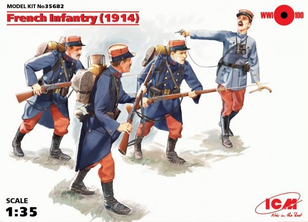 ICM 35682 FRANCH INFANTRY 1914