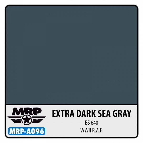 Mr. Paint MRP-A096 WWII RAF - Extra Dark Sea Grey (BS 640) - aqua colors - 17ml