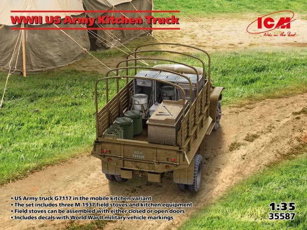 ICM 35587 WWII US Army Kitchen Truck 1/35